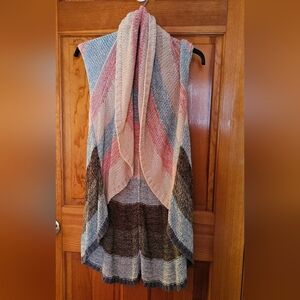 CAbi Pastel Striped Women's Sweater Vest